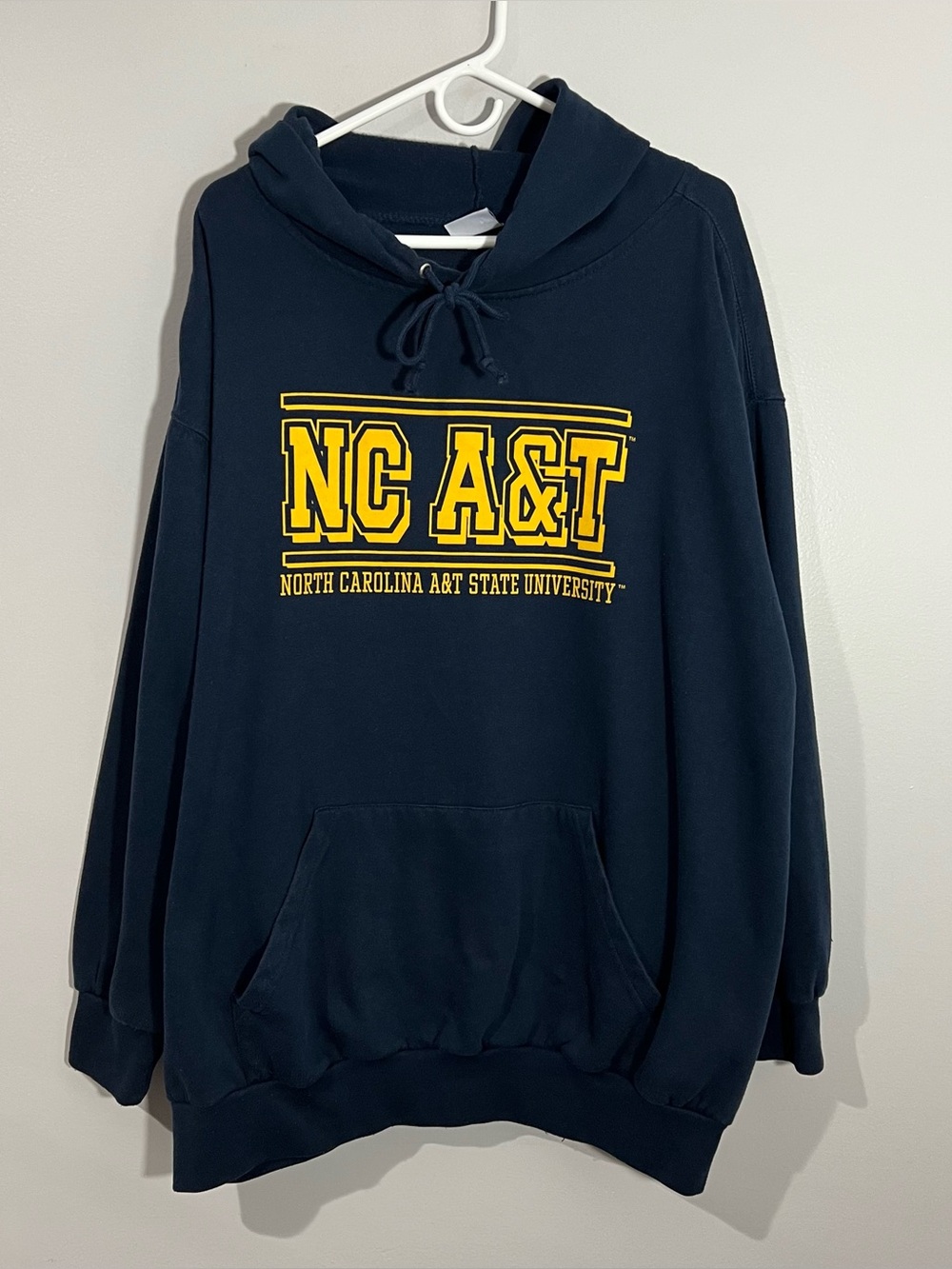 Campus United North Carolina NC A&T State Blue Sweatshirt Hoodie Mens XXL